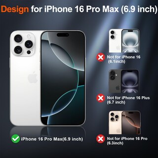 Foto 2 | Funda Magnética Supfine Para Iphone 16 Pro Max, Color Rosa Arena - Venta Internacional.