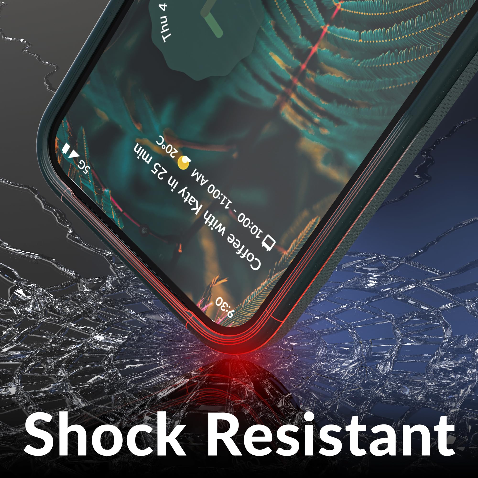 Foto 6 pulgar | Funda De Teléfono Crave Dual Guard Para Google Pixel 9 Pro Xl - Verde - Venta Internacional.