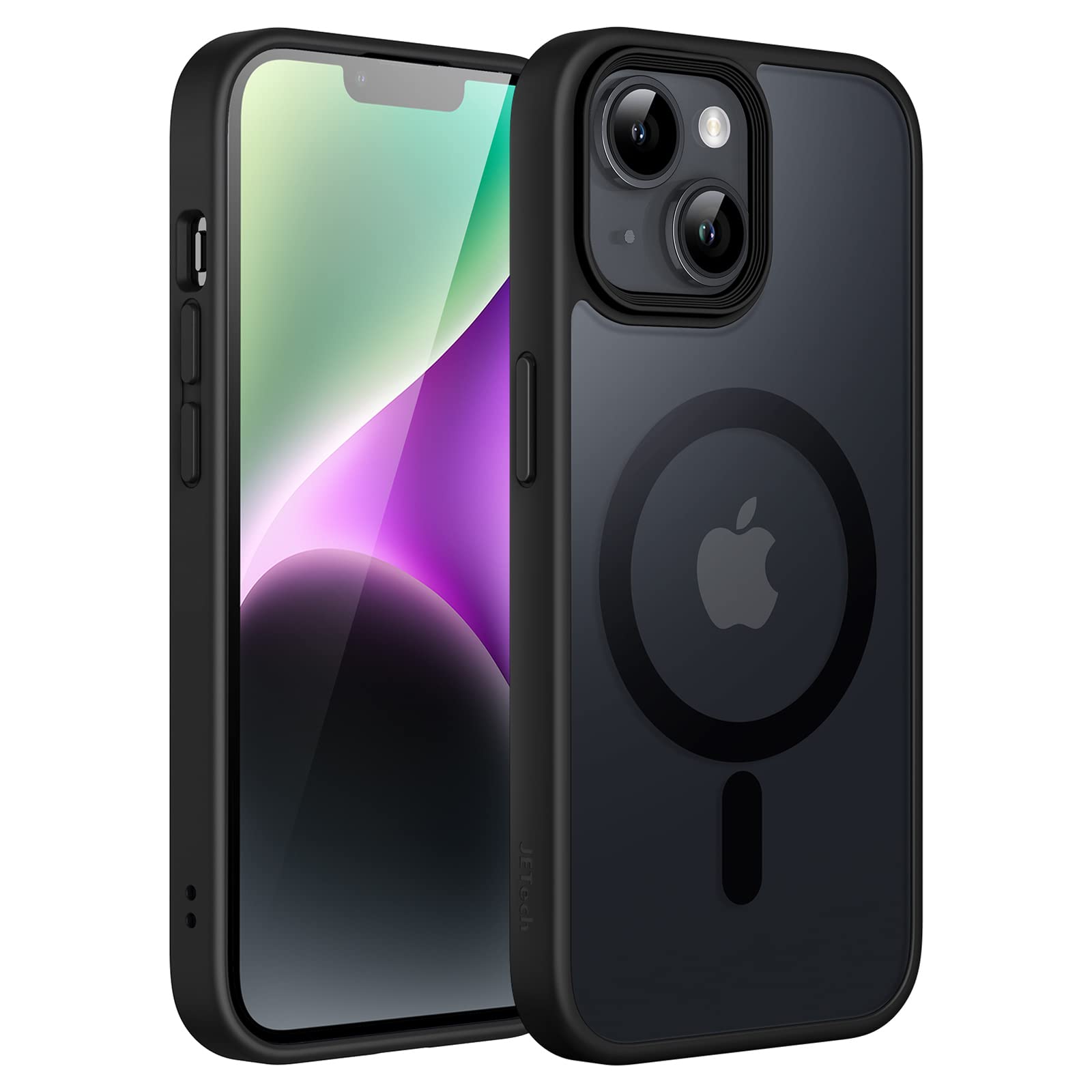 Foto 2 pulgar | Funda Jetech Magnetic Para Iphone 14 De 6.1 Pulgadas Con Magsafe Black - Venta Internacional.