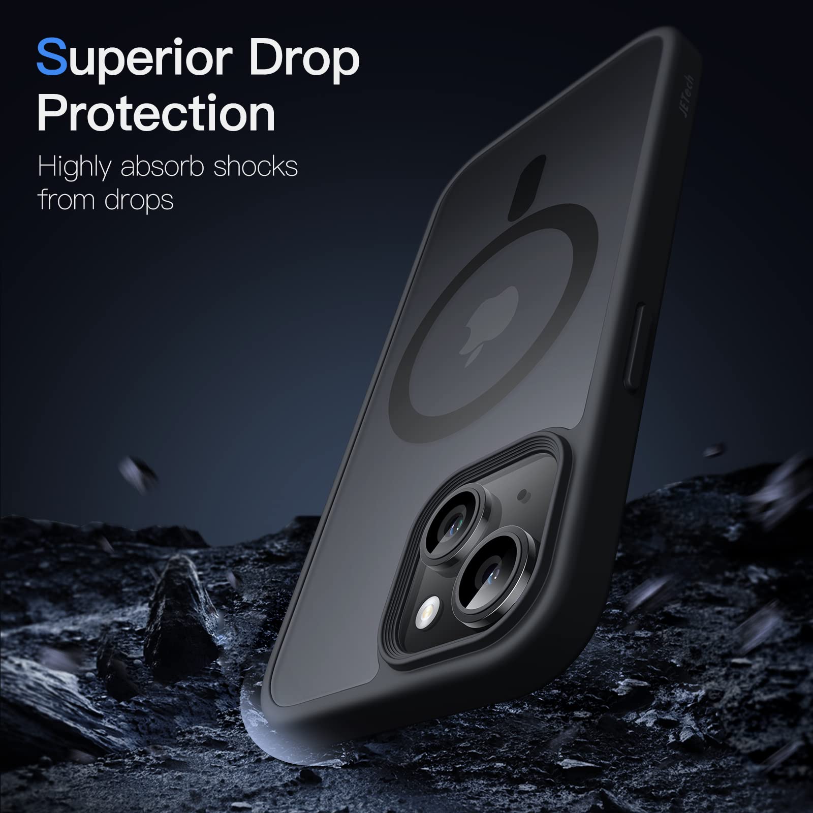 Foto 5 | Funda Jetech Magnetic Para Iphone 14 De 6.1 Pulgadas Con Magsafe Black - Venta Internacional.