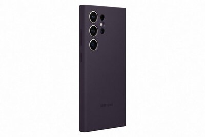 Foto 2 | Funda Para Teléfono Samsung Galaxy S24 Ultra Silicone Violeta Oscuro - Venta Internacional.
