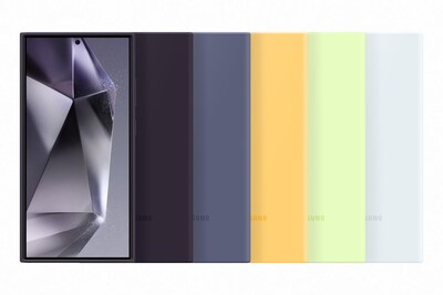 Foto 5 | Funda Para Teléfono Samsung Galaxy S24 Ultra Silicone Violeta Oscuro - Venta Internacional.
