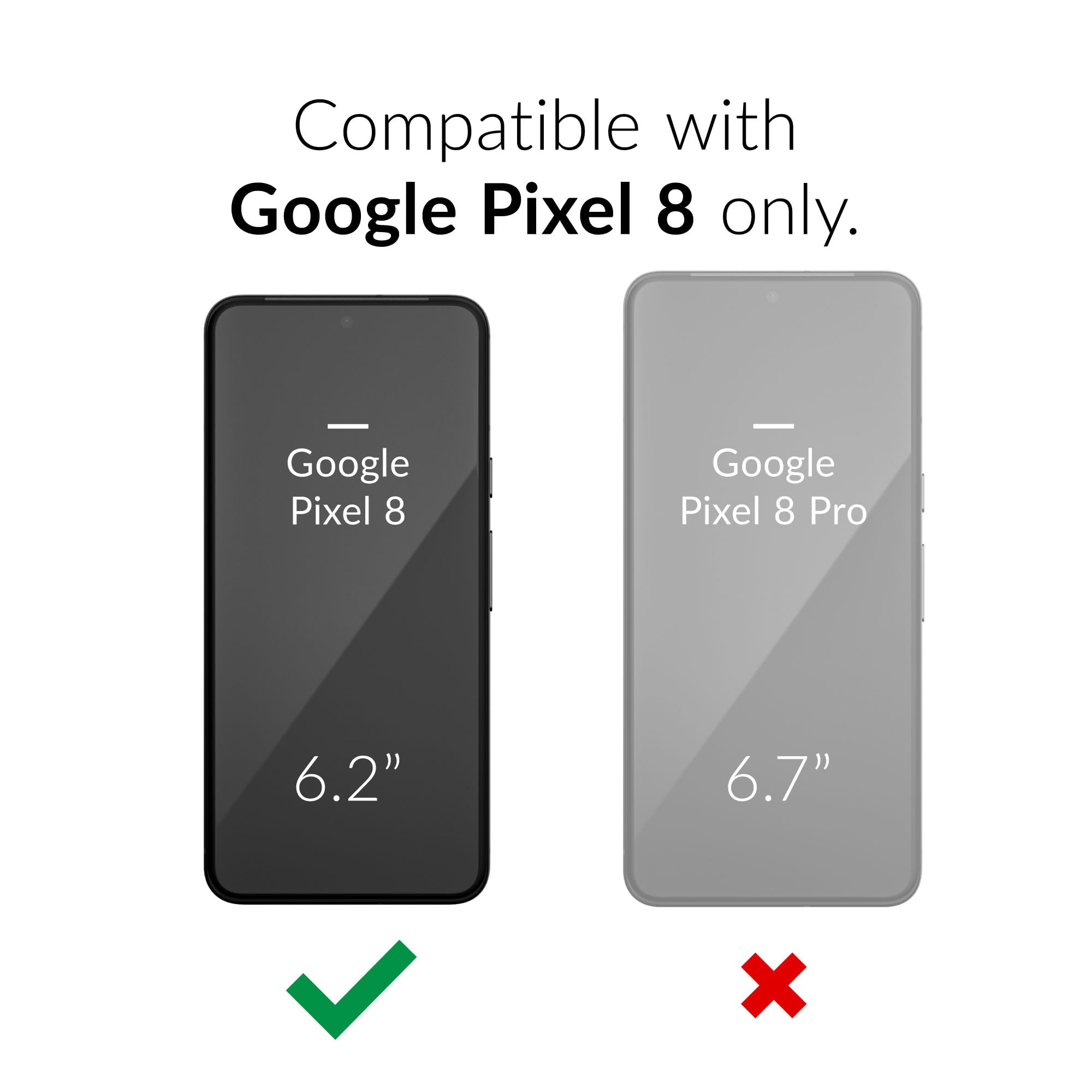 Foto 3 pulgar | Funda Para Teléfono Crave Dual Guard A Prueba De Golpes Para Google Pixel 8, Color Verde - Venta Internacional.