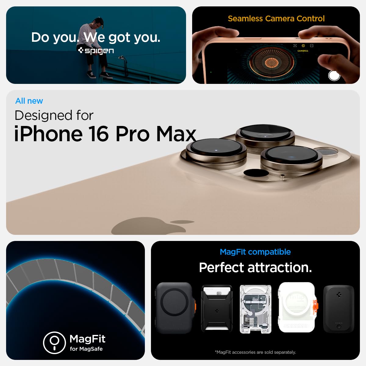 Foto 4 pulgar | Funda De Teléfono Spigen Ultra Hybrid T Magfit Para Iphone 16 Pro Max - Venta Internacional.