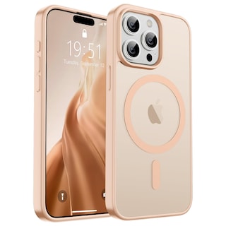 Foto 1 | Funda Magnética Supfine Para Iphone 15 Pro Max, Color Rosa Arena - Venta Internacional.