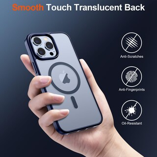 Foto 6 | Funda Magnética Supfine Para Iphone 13 Pro, Color Azul Marino - Venta Internacional.