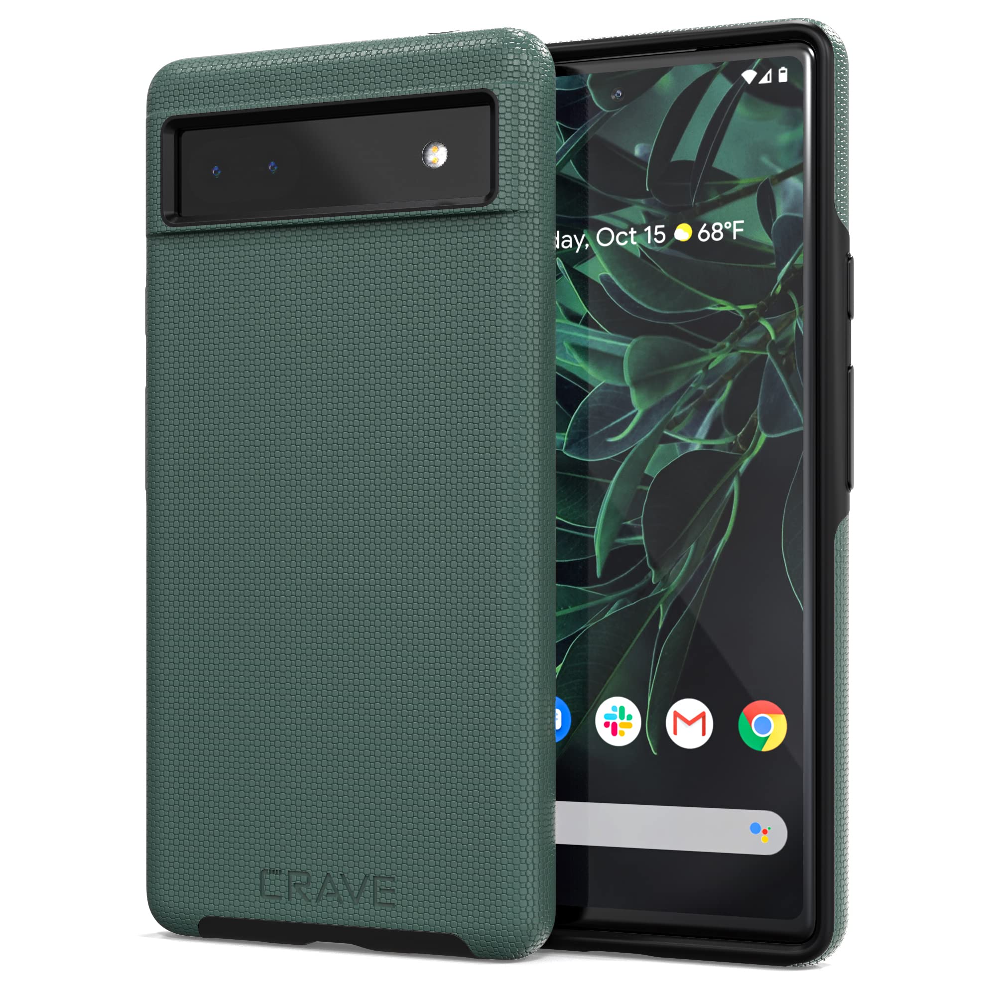 Foto 1 | Funda De Teléfono Crave Dual Guard Para Google Pixel 6a - Verde - Venta Internacional.