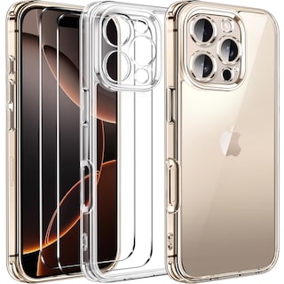 Foto 1 | Funda Ivoler Clear Para Iphone 16 Pro 6,3 Pulgadas 2024 Con 2 Cristales - Venta Internacional.