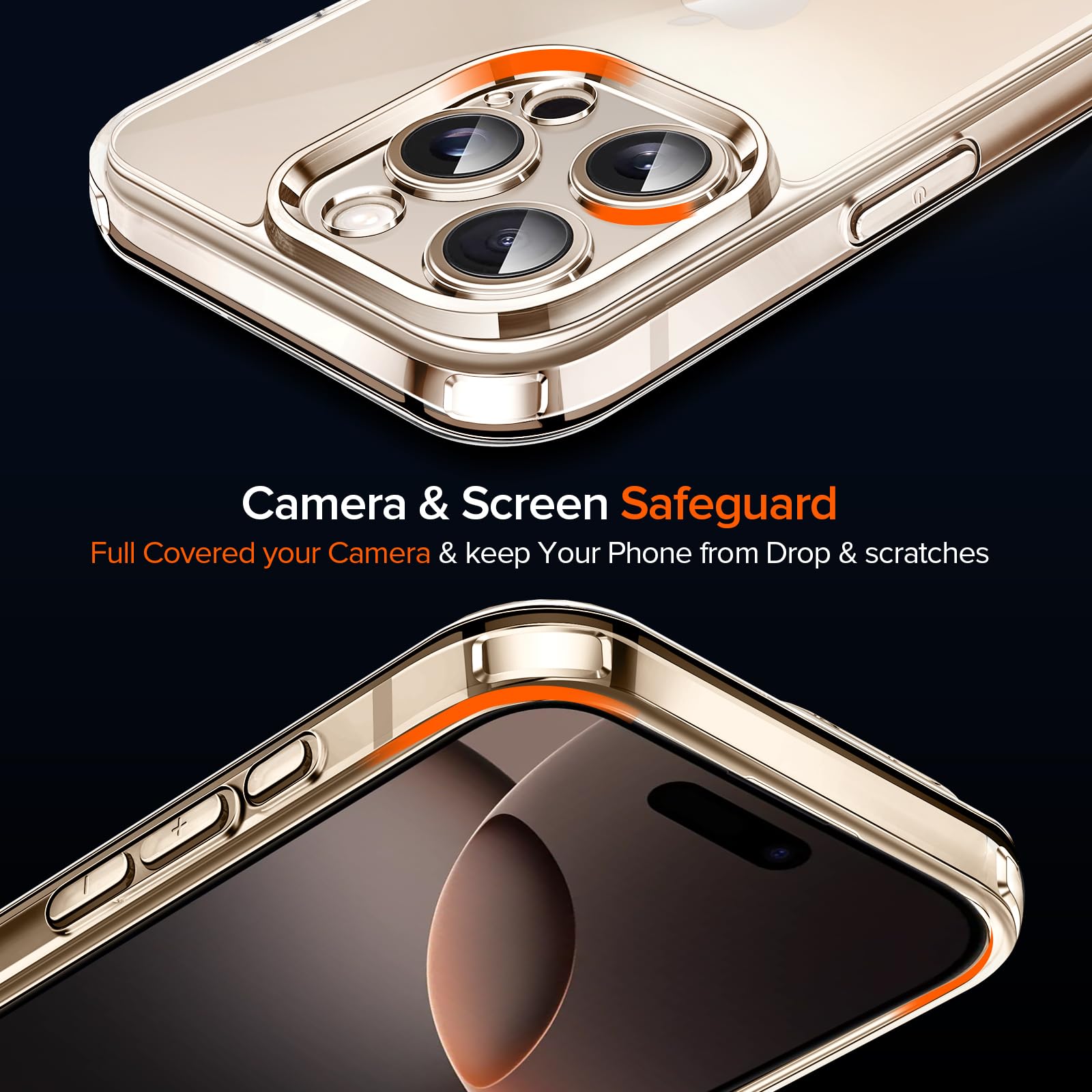 Foto 7 pulgar | Funda Ivoler Clear Para Iphone 16 Pro 6,3 Pulgadas 2024 Con 2 Cristales - Venta Internacional.
