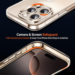 Foto 6 | Funda Ivoler Clear Para Iphone 16 Pro 6,3 Pulgadas 2024 Con 2 Cristales - Venta Internacional.