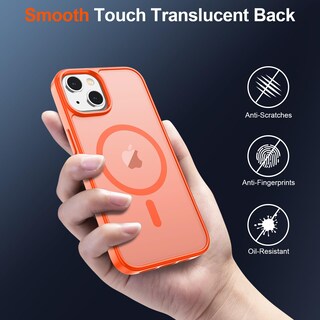 Foto 6 | Funda Magnética Supfine Para Iphone 14/13 Con Magsafe Orange - Venta Internacional.