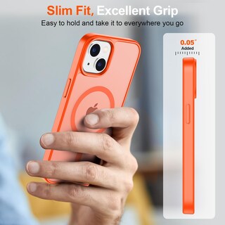 Foto 7 | Funda Magnética Supfine Para Iphone 14/13 Con Magsafe Orange - Venta Internacional.