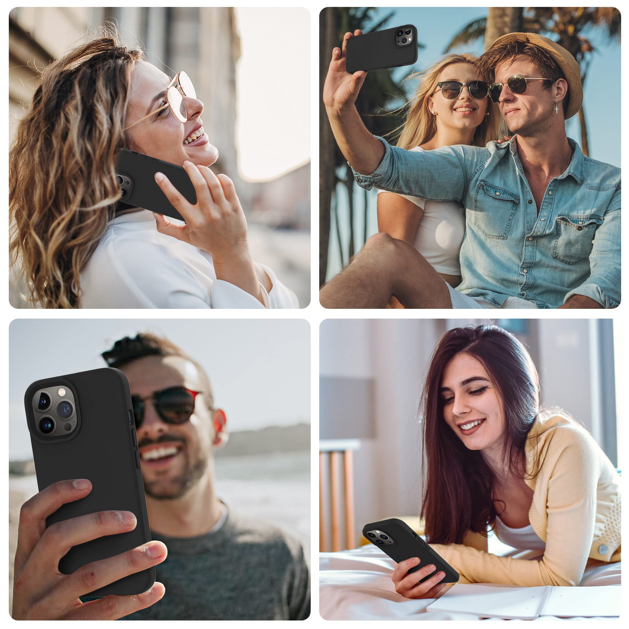 Foto 3 pulgar | Funda De Teléfono Otofly De Silicona A Prueba De Golpes Para Iphone 14 Pro De 6.1 Pulgadas - Venta Internacional.