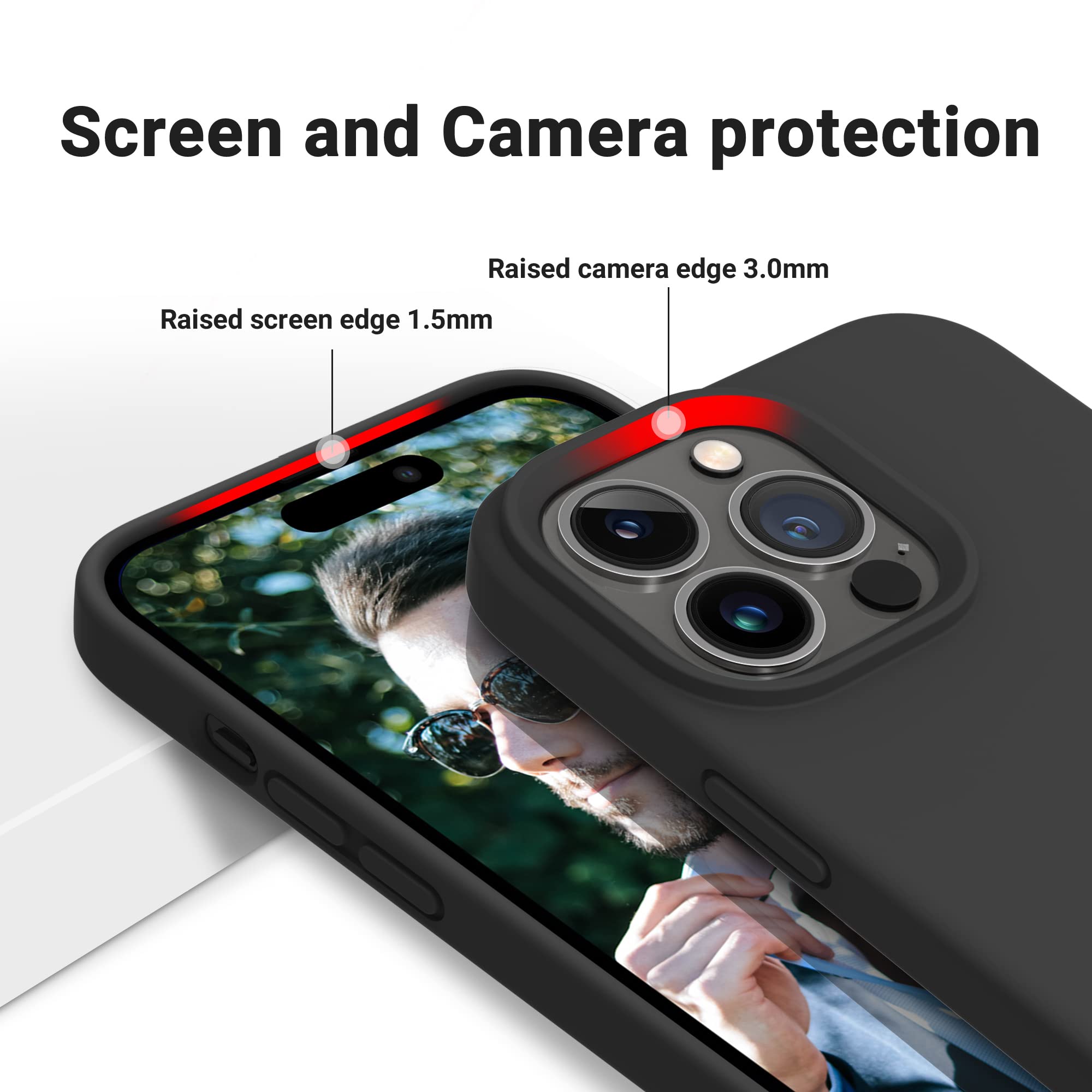 Foto 8 pulgar | Funda De Teléfono Otofly De Silicona A Prueba De Golpes Para Iphone 14 Pro De 6.1 Pulgadas - Venta Internacional.