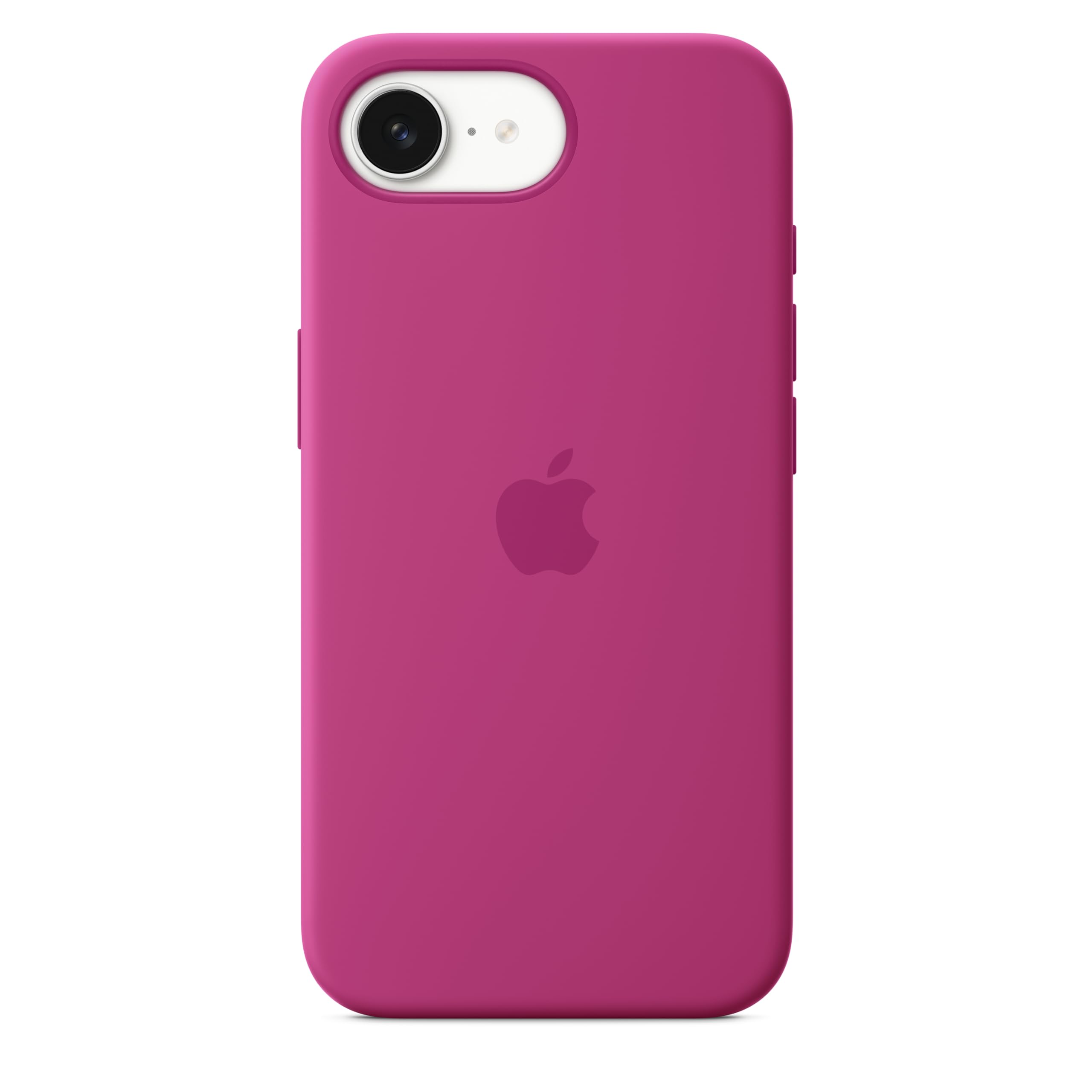 Foto 2 pulgar | Funda De Silicona Apple Para Iphone 16e, Color Fucsia - Venta Internacional.