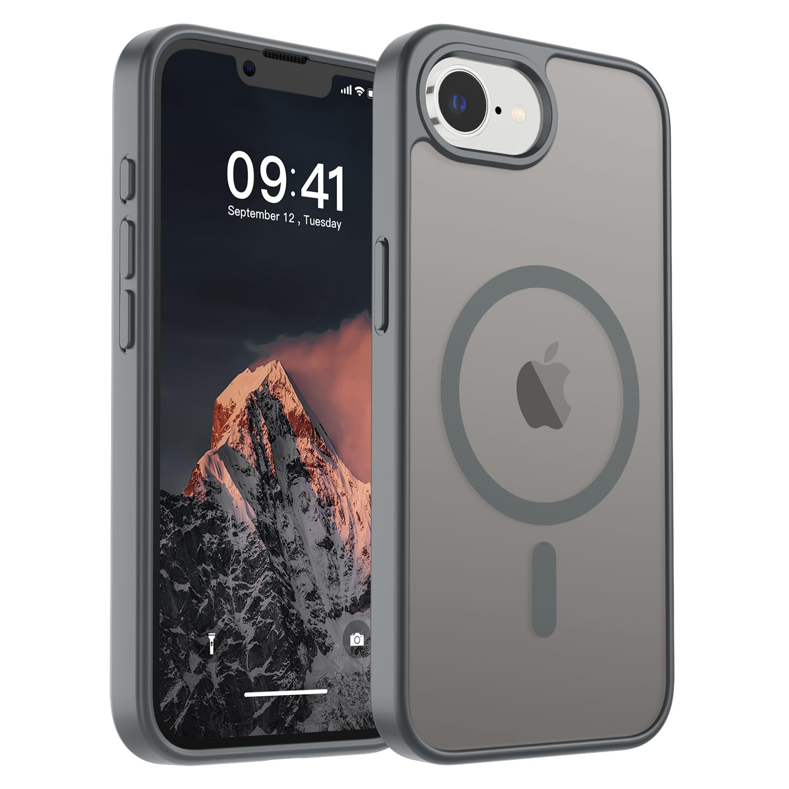 Foto 2 pulgar | Funda Magnética Supfine Para Iphone 16e 2025 Gris - Venta Internacional.