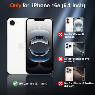 Foto 2 | Funda Magnética Supfine Para Iphone 16e 2025 Gris - Venta Internacional.