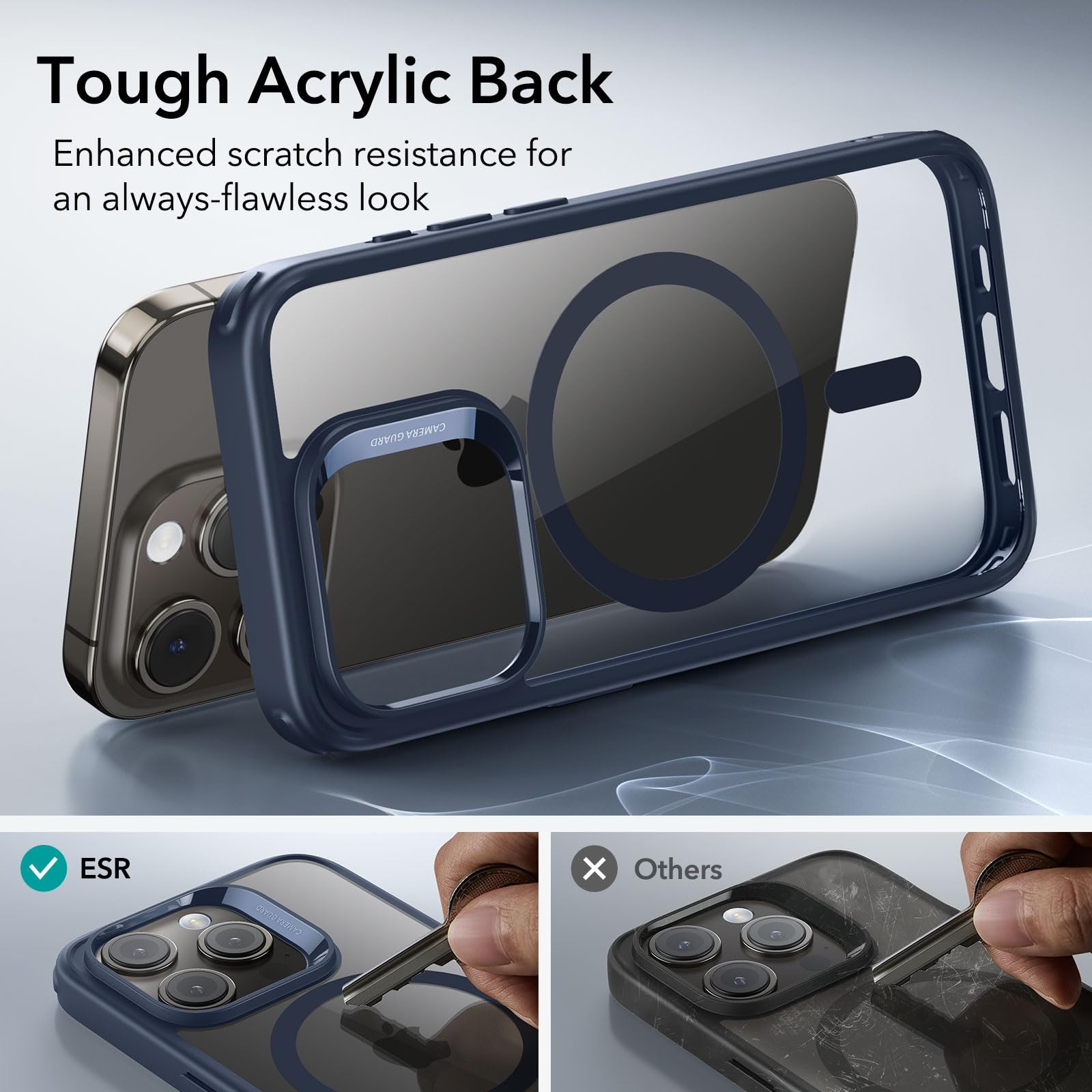 Foto 8 pulgar | Funda De Teléfono Esr Para Iphone 15 Pro Con Magsafe De Grado Militar - Venta Internacional.