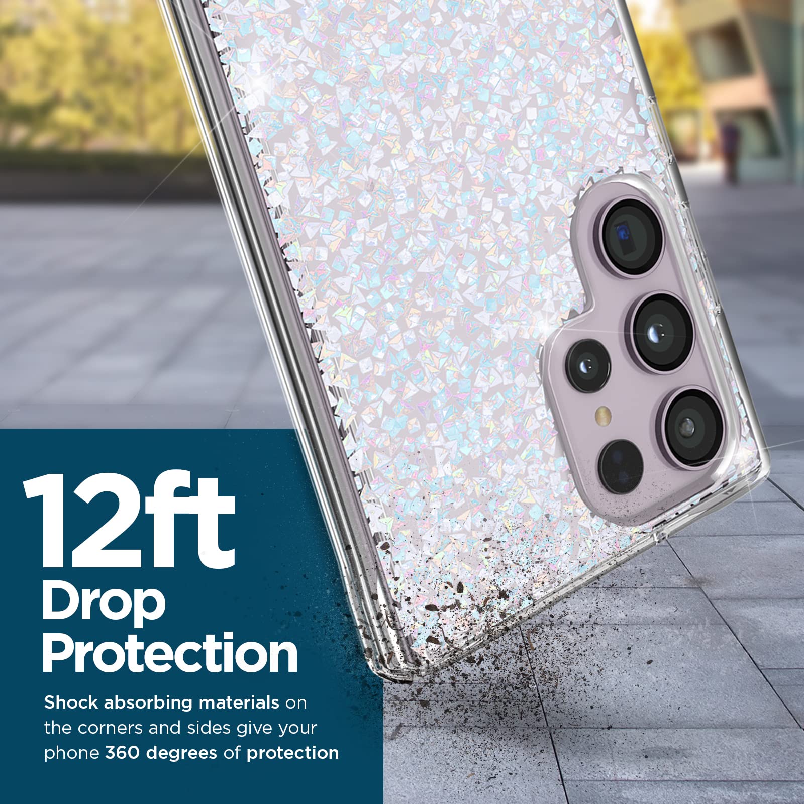 Foto 4 pulgar | Funda De Teléfono Case-mate Para Samsung Galaxy S23 Ultra Twinkle Diamond - Venta Internacional.