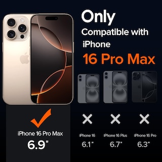 Foto 2 | Funda Ivoler Clear Para Iphone 16 Pro Max De 6.9 Pulgadas Con 2 Cristales - Venta Internacional.