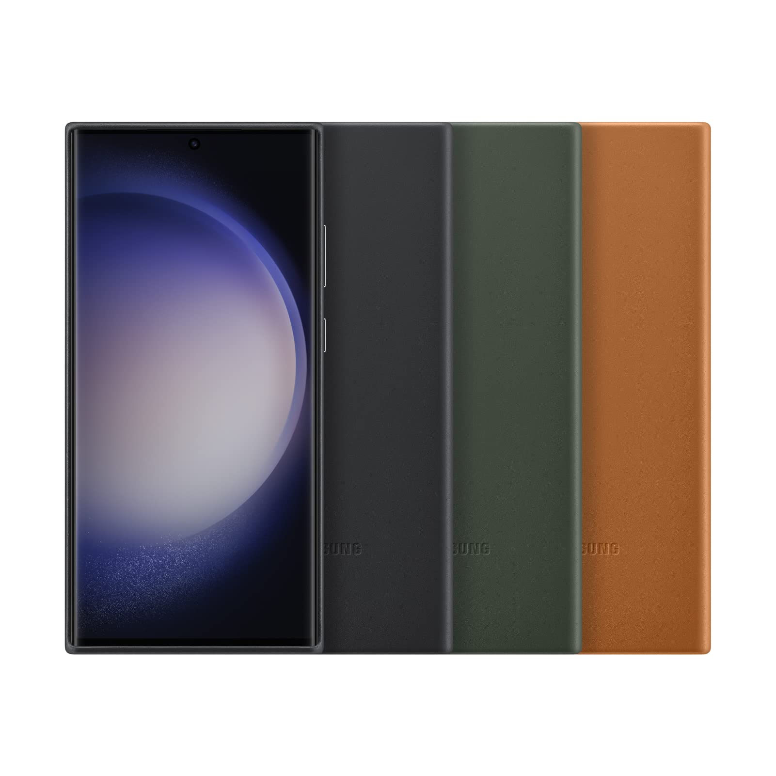 Foto 6 | Funda Para Teléfono Samsung Galaxy S23 Ultra Leather Black - Venta Internacional.