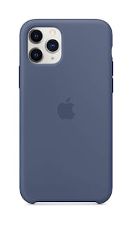 Foto 2 | Funda Para Teléfono Apple Iphone 11 Pro De Silicona Azul De Alaska - Venta Internacional.