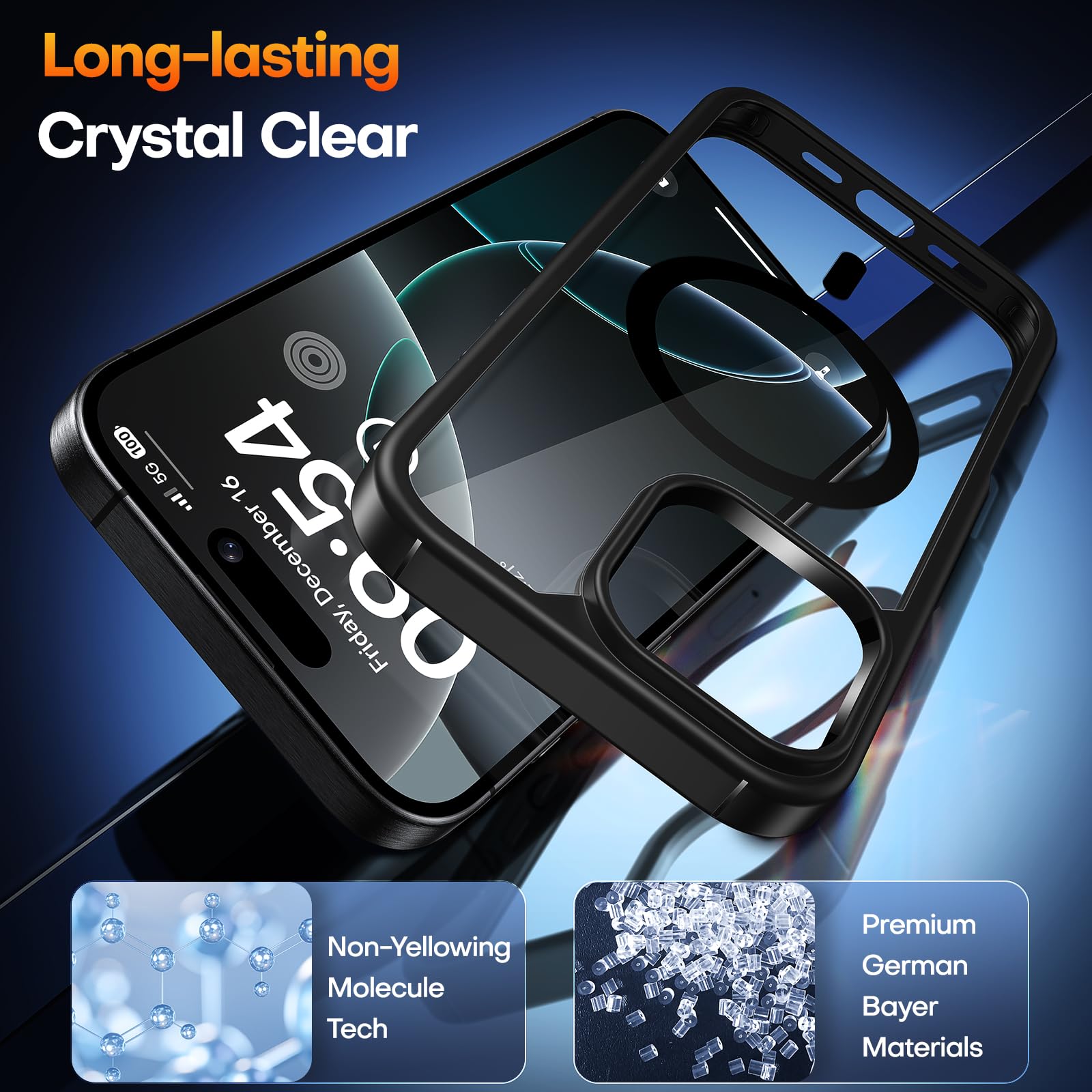Foto 5 | Funda Tauri 3 En 1 Para Iphone 16 Pro Con 2 Protectores De Pantalla - Venta Internacional.