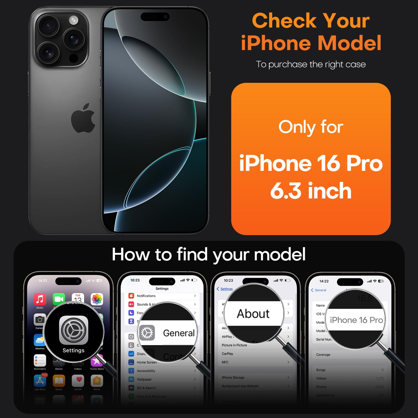 Foto 8 pulgar | Funda Tauri 3 En 1 Para Iphone 16 Pro Con 2 Protectores De Pantalla - Venta Internacional.