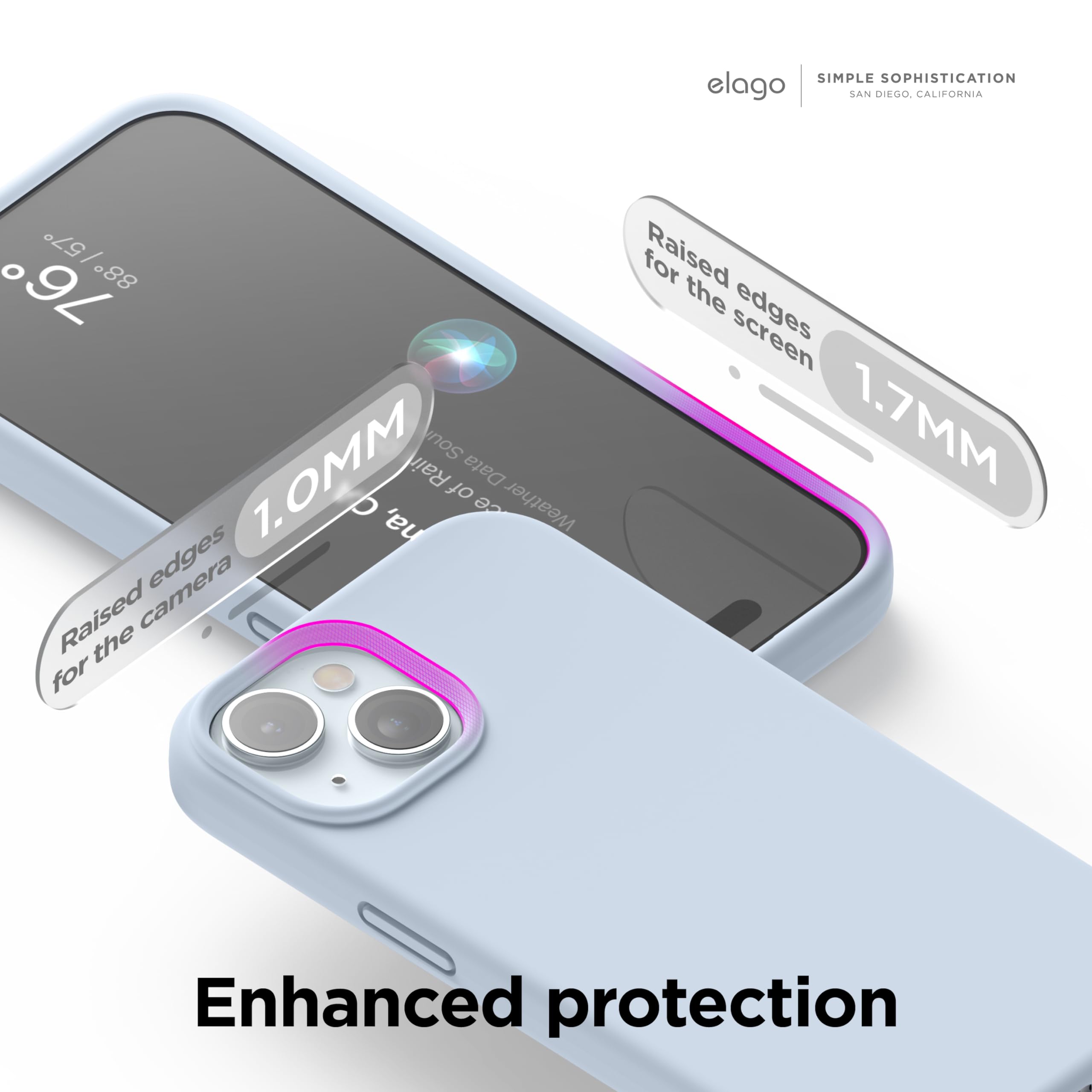 Foto 6 pulgar | Funda De Teléfono Elago Compatible Con Iphone 15 De Silicona Líquida - Venta Internacional.