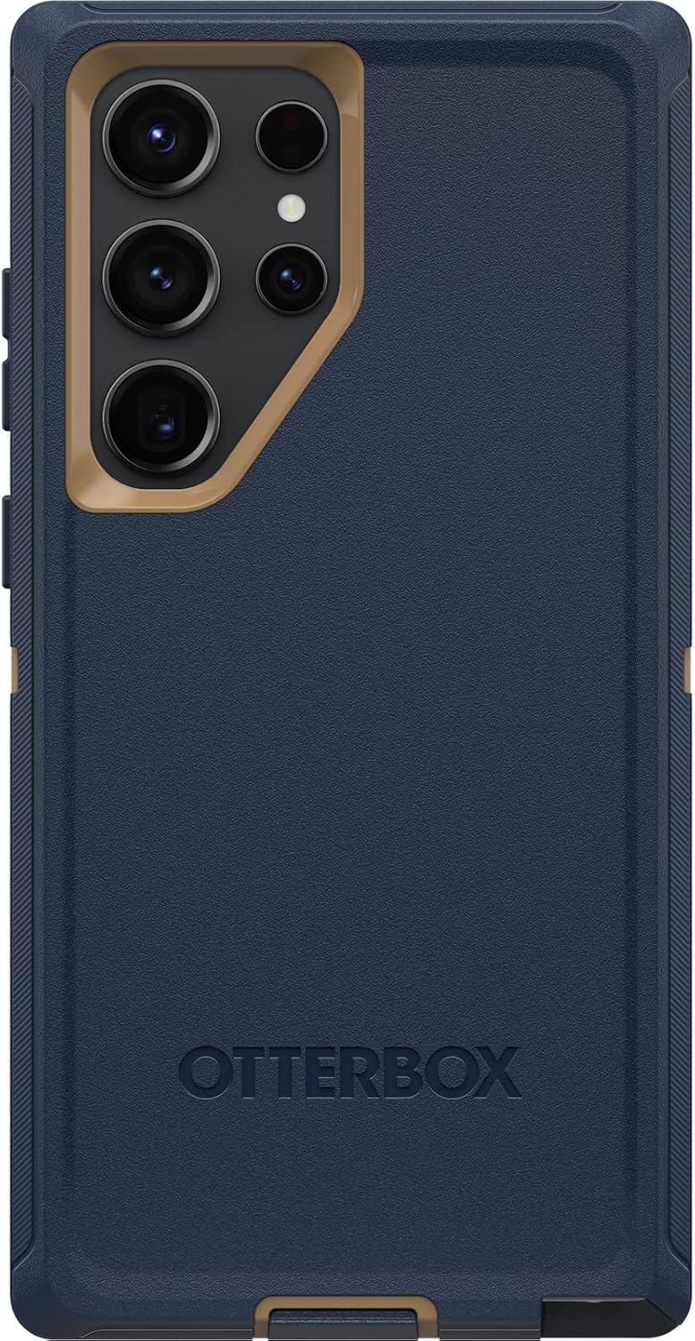 Foto 4 pulgar | Funda Otterbox Defender Series De Gamuza Azul Para Galaxy S23 Ultra - Venta Internacional.
