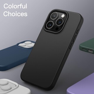 Foto 6 | Funda Jetech Silicone Para Iphone 15 Pro De 6.1 Pulgadas, Negra - Venta Internacional.
