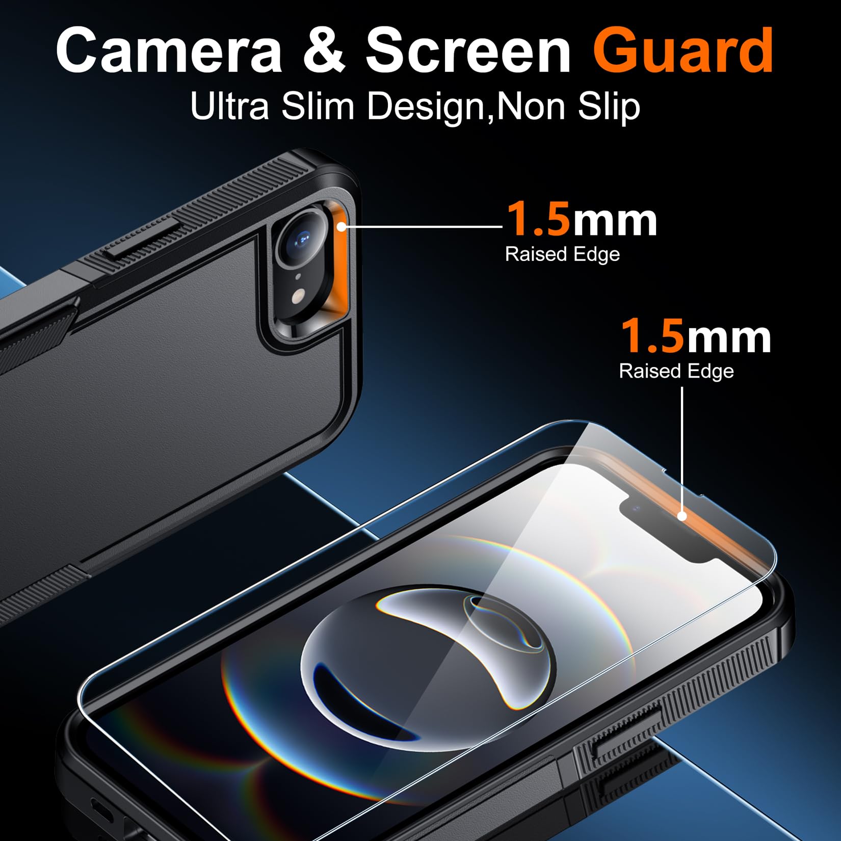 Foto 4 pulgar | Funda De Teléfono Spidercase Para Iphone 16e 2025 Con Protector De Pantalla - Venta Internacional.