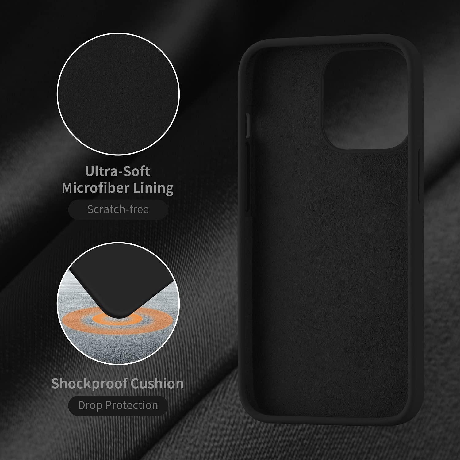 Foto 7 pulgar | Funda De Teléfono Cordking Silicone Ultra Slim Para Iphone 13 Pro 6.1 - Venta Internacional.