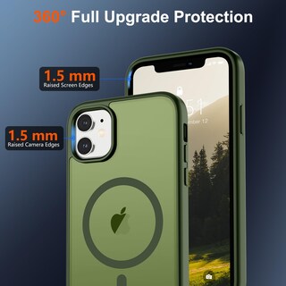 Foto 4 | Funda Magnética Supfine Para Iphone 12/12 Pro Verde - Venta Internacional.
