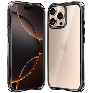 Foto 1 | Funda De Teléfono Mkeke Para Iphone 16 Pro, Negra, A Prueba De Golpes - Venta Internacional.