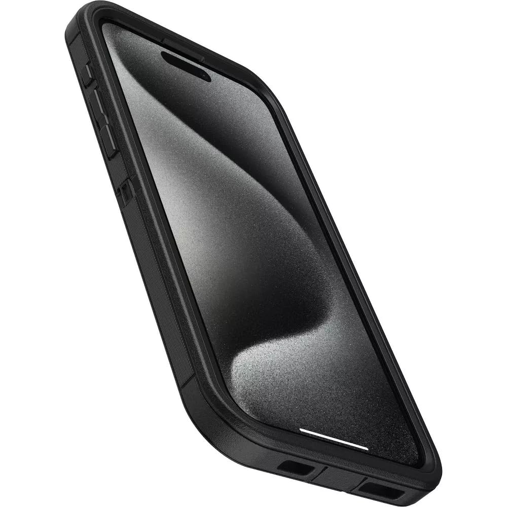 Foto 5 pulgar | Funda Otterbox Defender Series Para Iphone 15 Pro Max Negra - Venta Internacional.