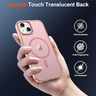 Foto 6 | Funda Magnética Supfine Para Iphone 15, Color Rosa - Venta Internacional.