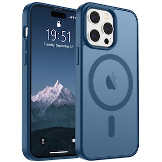 Foto 1 | Funda Magnética Supfine Para Iphone 14 Pro Deep Blue - Venta Internacional.
