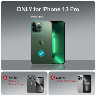 Foto 2 | Funda De Teléfono Esr Para Iphone 13 Pro, Compatible Con Magsafe, Verde Transparente - Venta Internacional.