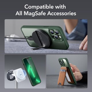 Foto 7 | Funda De Teléfono Esr Para Iphone 13 Pro, Compatible Con Magsafe, Verde Transparente - Venta Internacional.