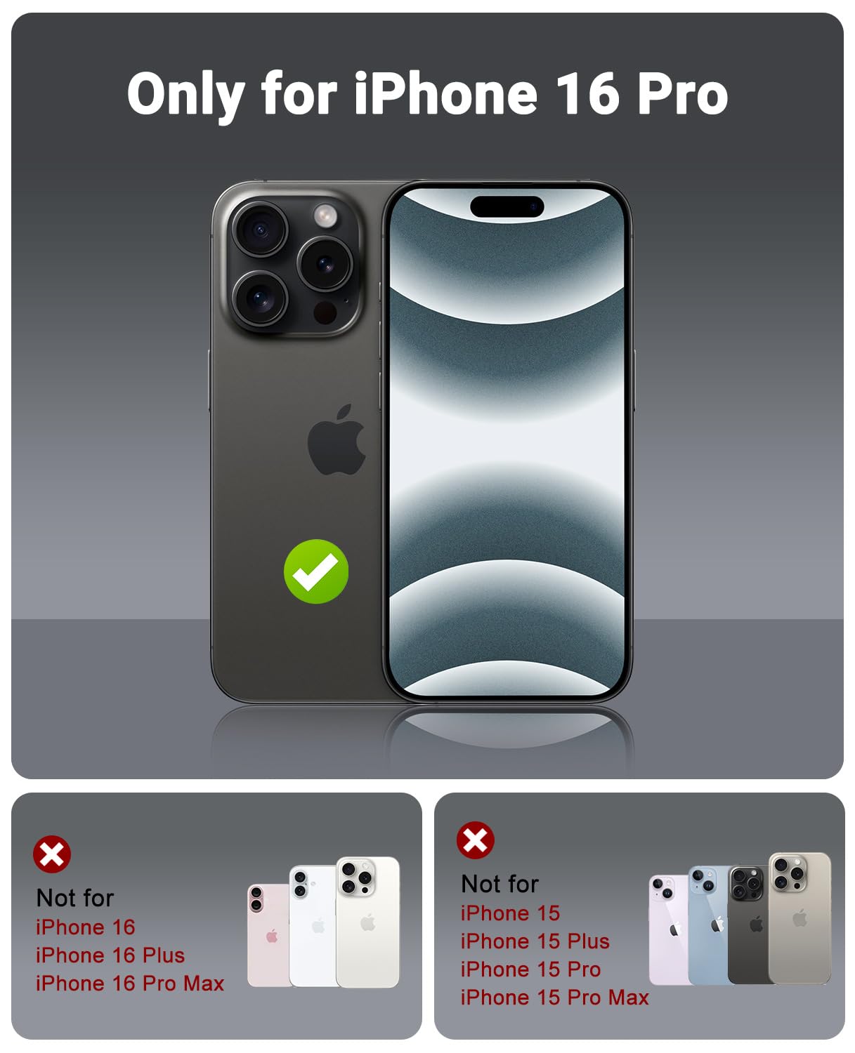 Foto 3 pulgar | Funda De Teléfono Otofly Compatible Con Iphone 16 Pro, Color Verde Pino - Venta Internacional.