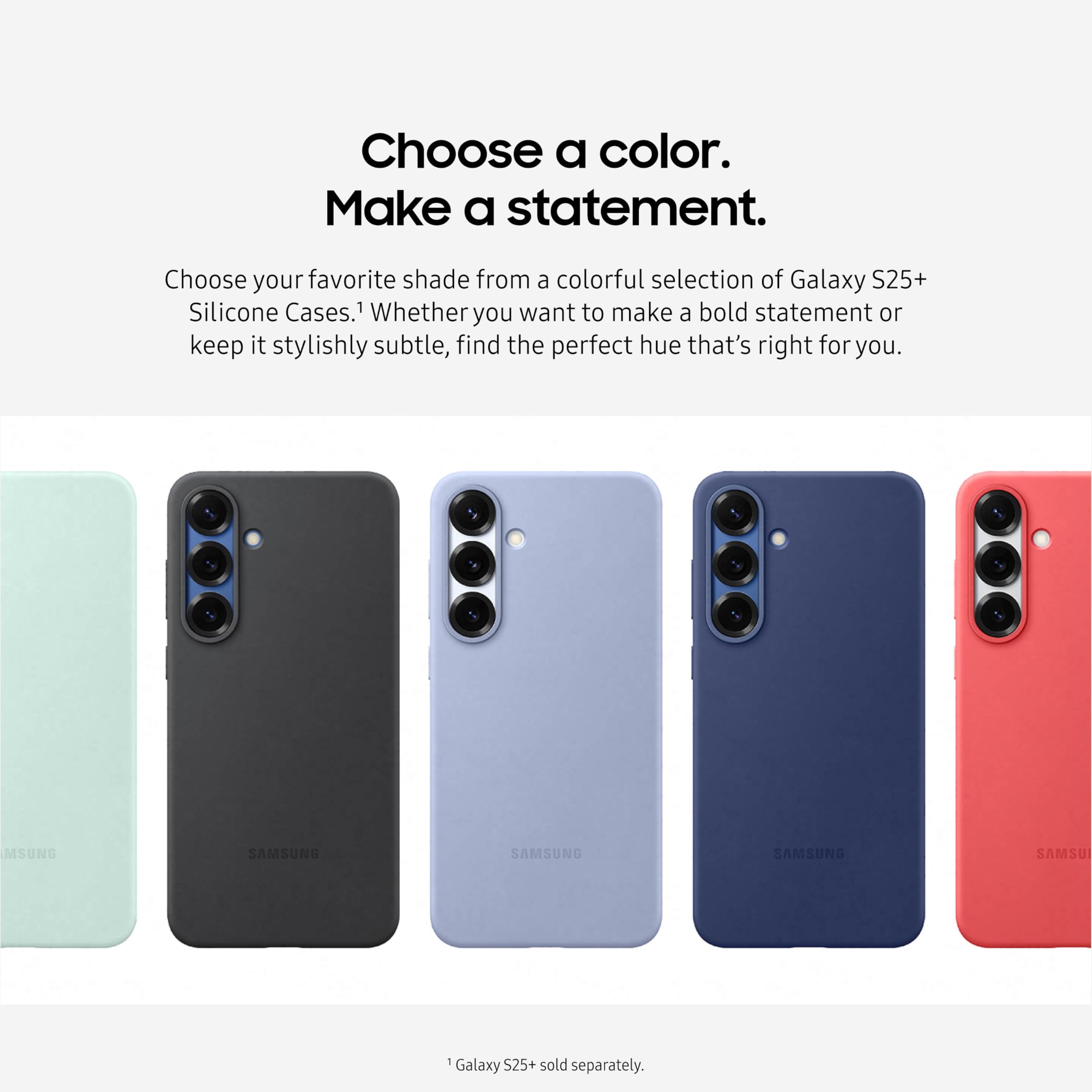 Foto 4 pulgar | Funda De Silicona Para Samsung Galaxy S25+, Color Azul Claro - Venta Internacional.