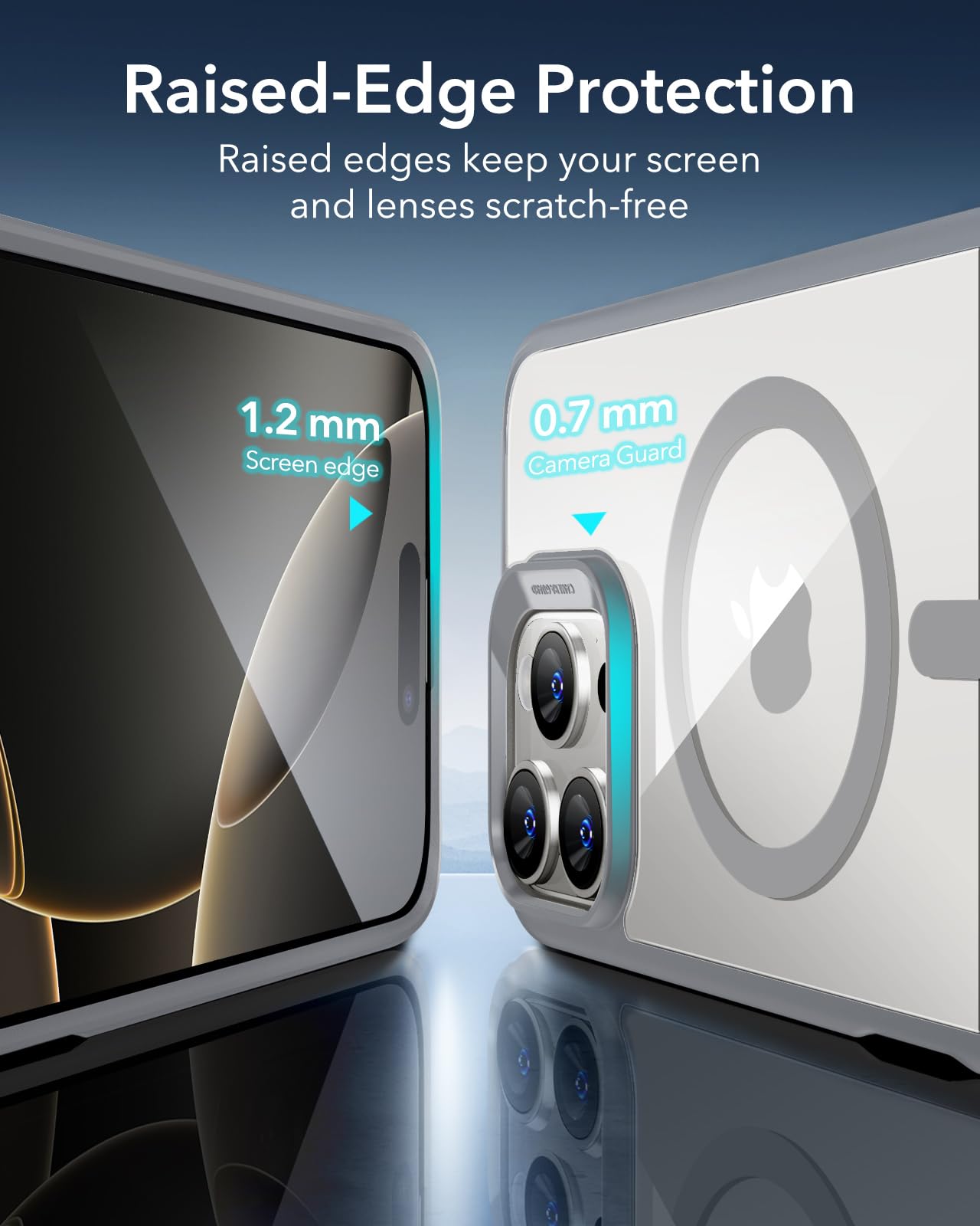 Foto 7 | Funda De Teléfono Esr Para Iphone 16 Pro Max Con Magsafe Clear Grey - Venta Internacional.