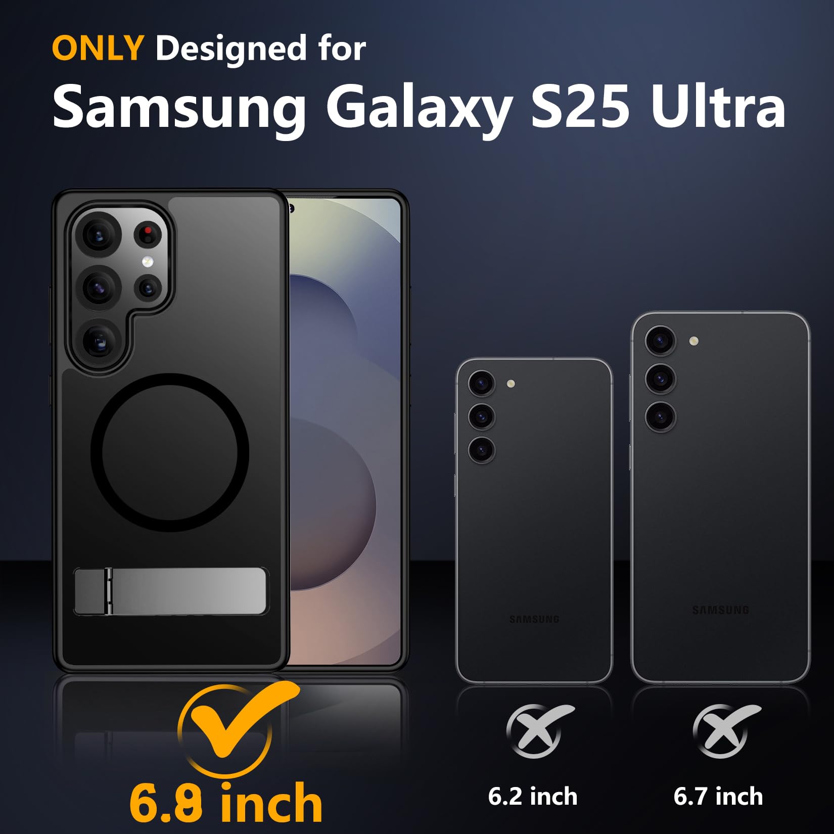Foto 3 pulgar | Funda Magnética Spidercase Para Samsung Galaxy S25 Ultra - Venta Internacional.