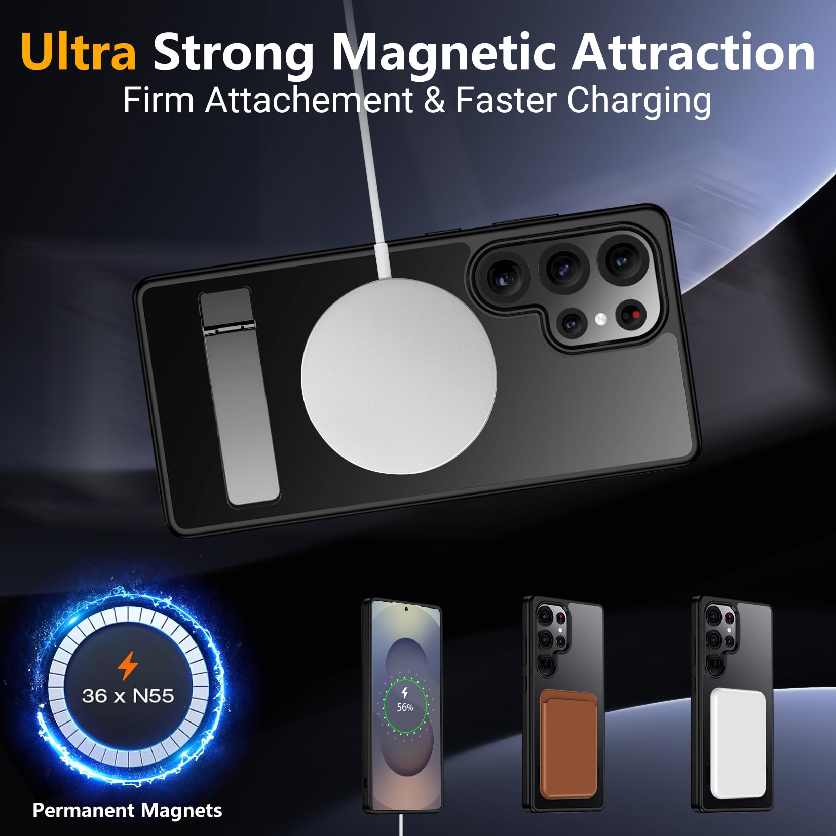 Foto 6 pulgar | Funda Magnética Spidercase Para Samsung Galaxy S25 Ultra - Venta Internacional.