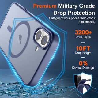 Foto 3 | Funda Magnética Supfine Para Iphone 16, Color Gris Lavanda - Venta Internacional.