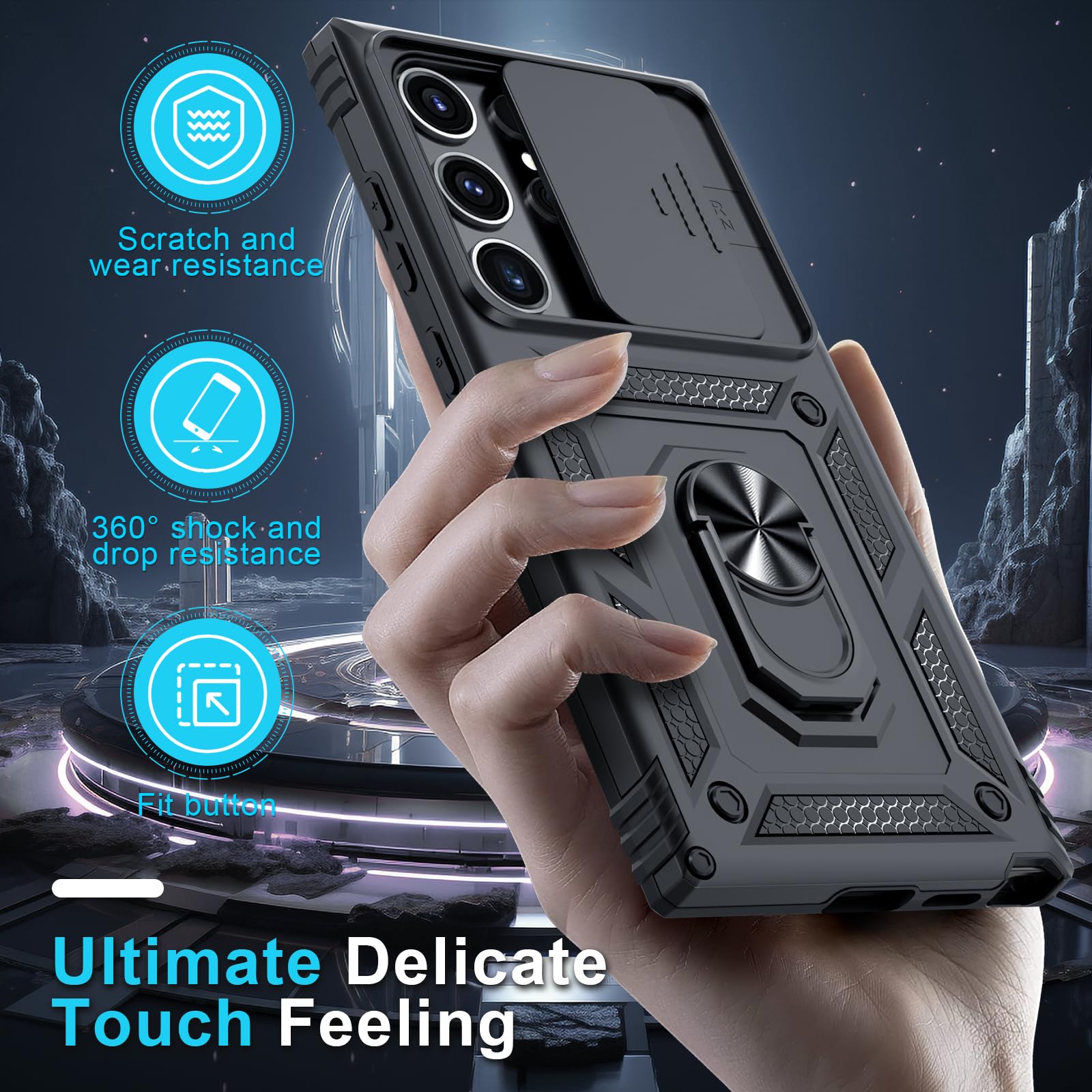 Foto 7 pulgar | Funda De Teléfono Compatible Con Janmitta Para Samsung Galaxy S25 Ultra - Venta Internacional.