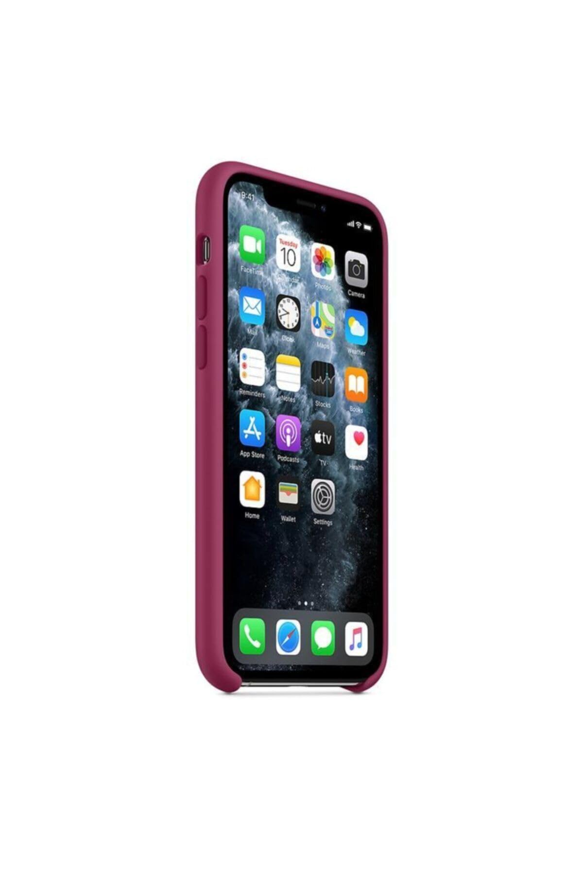 Foto 4 pulgar | Funda De Teléfono Apple Iphone 11 Pro Silicona Granada - Venta Internacional.