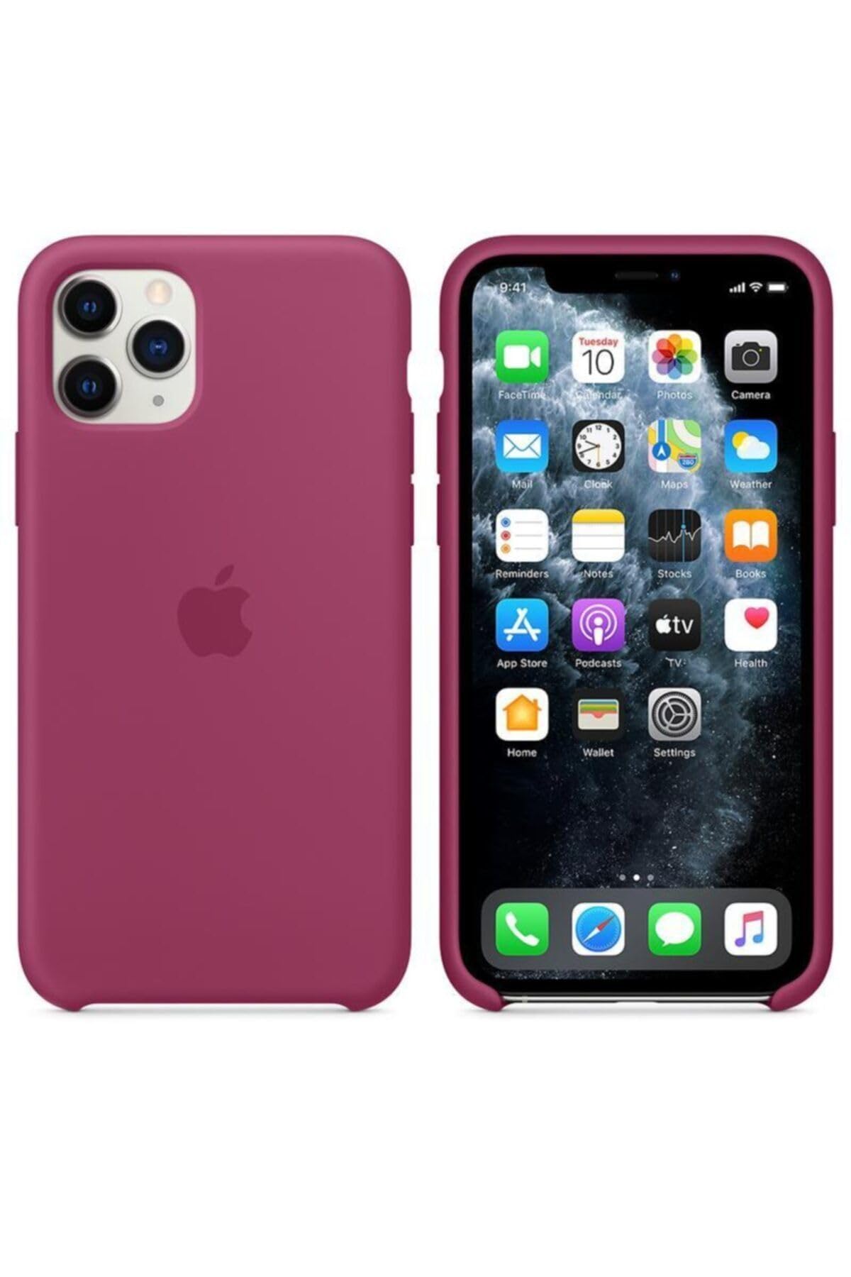 Foto 6 pulgar | Funda De Teléfono Apple Iphone 11 Pro Silicona Granada - Venta Internacional.