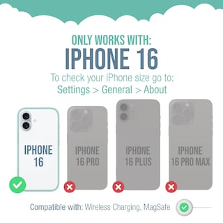 Foto 5 | Funda De Teléfono Smartish Gripmunk Clear Para Iphone 16 - Venta Internacional.